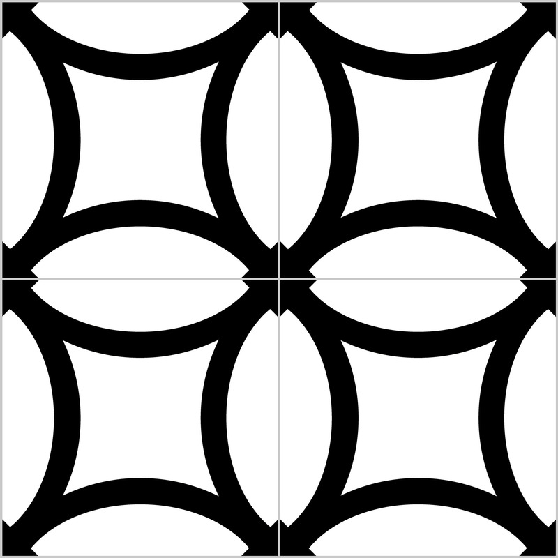 District figure black pattern